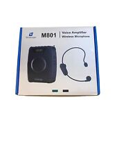 Micrófono inalámbrico WinBridge amplificador de voz Bluetooth M801 negro probado funciona segunda mano  Embacar hacia Argentina