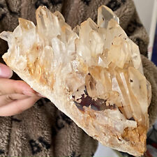 Minerais cluster de quartzo cristal branco natural do Himalaia 6,12 lb, usado comprar usado  Enviando para Brazil