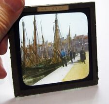 Liverpool docas barcos de pesca foto antiga história lanterna mágica slide #6989 comprar usado  Enviando para Brazil