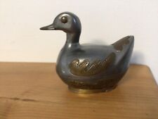 Pewter duck trinket for sale  SLEAFORD