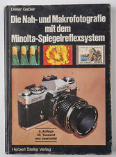 Minolta sachbuch makrofotograf gebraucht kaufen  Filderstadt