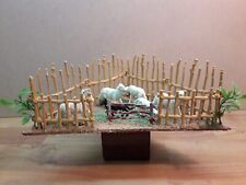 Presepe diorama staccionata usato  Rovigo