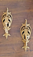 VINTAGE SYROCO NO. 4331 PAIR WALL SCONCES CANDLE HOLDER 1962 for sale  Shipping to South Africa