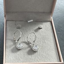 diamonique earrings for sale  HITCHIN