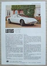 Lotus sports car for sale  LEICESTER