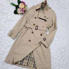 Usado, Trench coat longo M Burberry bege Nova Check feito na Inglaterra comprar usado  Enviando para Brazil