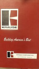 Krause parts assembly for sale  Markesan