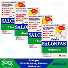 Used, Salonpas Pain Relief Patches (White) Bundle of 80 (6.5x4.2cm) UK seller Genuine for sale  Shipping to South Africa