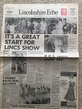 Lincolnshire echo newspaper for sale  SKEGNESS