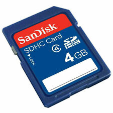 Cartão de memória SD SDHC SDSDB-4096 4GB SanDisk Class4 azul para câmera comprar usado  Enviando para Brazil