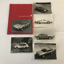 1983 Pininfarina Design Press Kit com Fotos Alfa Romeo Spider Fiat Spider + comprar usado  Enviando para Brazil