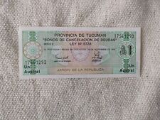 Argentina lotto banconota usato  Roma