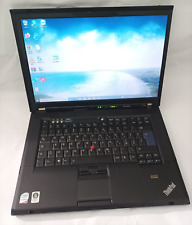 Lenovo T500 Notebook PC Core Duo P8400 4gb DDR3 256gb SSD DP DVD Windows 10, used for sale  Shipping to South Africa