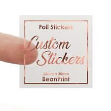 Foiled transparent stickers for sale  REDDITCH
