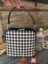 Bolsa balde Kate Spade NY Darcy Houndstooth xadrez palha comprar usado  Enviando para Brazil