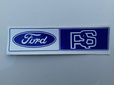 Ford RS logo, old skool sticker, if you have a Ford car or Tool box you need it. for sale  BIGGAR