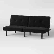 Futon sofa black for sale  Lake Zurich