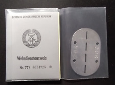 Nva wehrdienstausweis 1977 gebraucht kaufen  Eberswalde-Umland