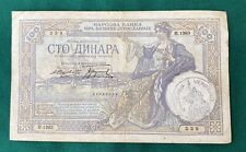 Banconota 1929 montenegro usato  Lavagna