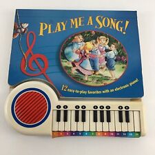 Play Me A Song Hardcover Book Electronic Classic Tunes Note Piano Vintage 1998 for sale  Shipping to South Africa