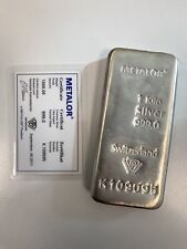 1kg metalor silver for sale  HARLOW