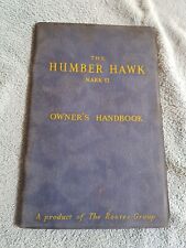 Humber hawk mark for sale  BEDFORD