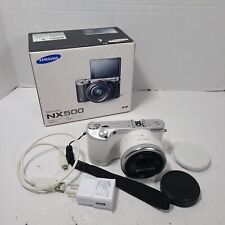 Samsung NX500 Digital Camera w/ 16-50mm Lens, White - Tested Working for sale  Shipping to South Africa