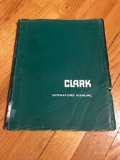 Manual de operação genuíno Clark série C500 empilhadeira diesel operadores de empilhadeira, usado comprar usado  Enviando para Brazil