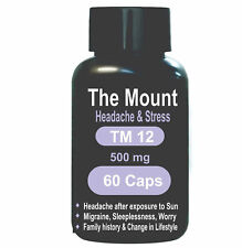 The Mount TM 12 dolor de cabeza, sueño, estrés, ansiedad, tensión, concentración 60 tapas segunda mano  Embacar hacia Mexico