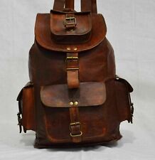 Bag leather backpack for sale  WALSALL