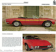 Fiat dino spider d'occasion  Charmes