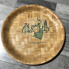 Vintage bamboo plate for sale  Blue Springs