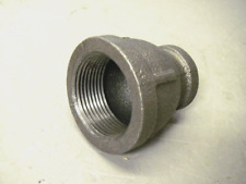 Black Malleable Iron 1-1/4" x 3/4" Male Reducing Coupling NPT Steampunk for sale  Shipping to South Africa