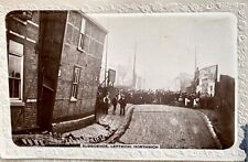 Leftwich, Northwich, Cheshire. RP Card Subsidence. c1910. for sale  NORWICH