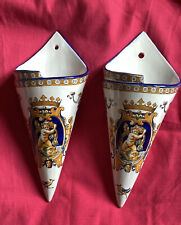 Paire cornets vases d'occasion  Malesherbes