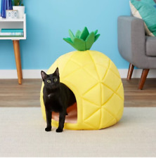 Almofada removível abacaxi gato cachorro animal de estimação cama cúpula casa caverna média comprar usado  Enviando para Brazil