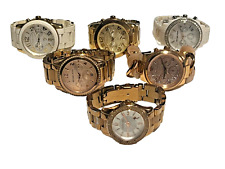 6X RELOJES DE CUARZO PARA MUJER MICHAEL KORS CRONÓGRAFO NOVIO CORRER PISTA segunda mano  Embacar hacia Argentina