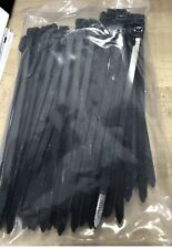 Abraçadeiras pretas resistentes de 8 polegadas com zíper de cabo nylon resistente a UV 100 por bolsa comprar usado  Enviando para Brazil