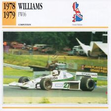 1978-1979 WILLIAMS FW06 Racing Classic Car Photo/Info Maxi Card, usado comprar usado  Enviando para Brazil