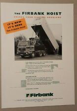 Firbank hoist leaflet for sale  BOURNE