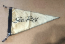 RARE Vintage Sea Ray Boat Burgee Flag Pennant SeaRay with Spring Hooks for sale  Shipping to South Africa