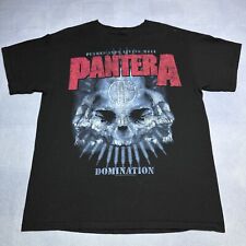 Camiseta Pantera Domination Blue Skulls Heavy Metal Hard Rock Band Tamanho M/G, usado comprar usado  Enviando para Brazil