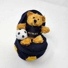 Bola de futebol Pumas Liga MX Plushland brinquedo de pelúcia com cores pequenas de time de urso, usado comprar usado  Enviando para Brazil