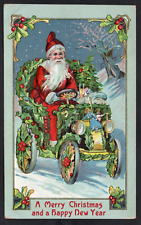 Postcard father christmas for sale  POOLE