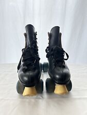 Patins Sure Grip X7L vintage couro preto tamanho 10 fabricados nos EUA comprar usado  Enviando para Brazil