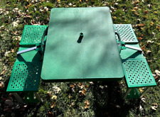 Maleta de mesa de picnic plegable al aire libre, camping, 4 asientos clip negro segunda mano  Embacar hacia Argentina