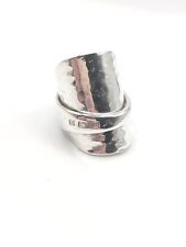 Large Hallmarked Spoon Ring Sterling Silver 925 for sale  Shipping to South Africa