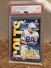 1997 Skybox Impact Boss Marvin Harrison cartão PSA 9 Pop 1 NÃO 10 NOVO ESTOJO LIMPO, usado comprar usado  Enviando para Brazil