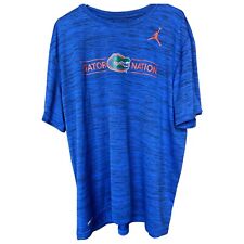 Nike Florida Gators Shirt Mens Size 2XL Blue Gator Nation The Nike Tee Jumpman, used for sale  Shipping to South Africa