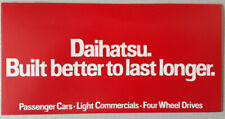 Daihatsu range brochure for sale  BOURNE